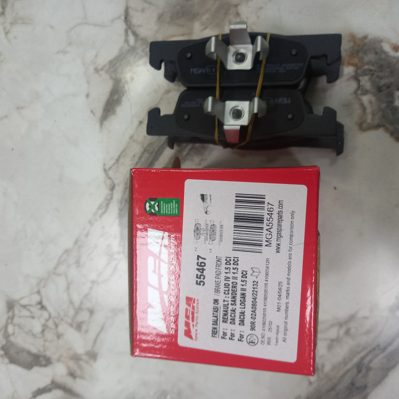 MGA 55467 Ön Fren Balata Takımı Renault Clio 4, Duster, Sandero, Logan